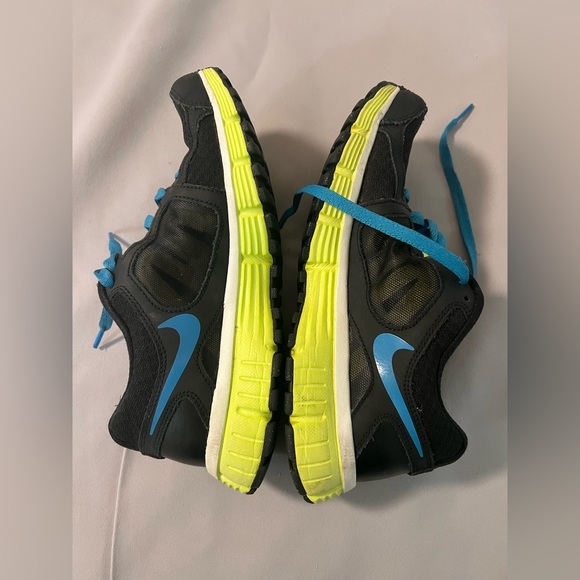 Nike Womens Dual Fusion ST2 454240-018 Black Blue Running Sneakers Size 8 - Picture 6 of 8